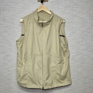 SCOTTeVEST RFID Travel Vest XXL Full Zip Cargo Utility Pockets Khaki Gorpcore